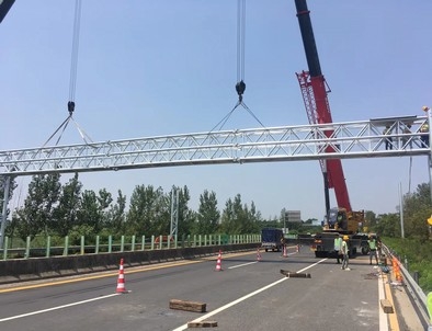 浙江浙江门架标牌施工现场