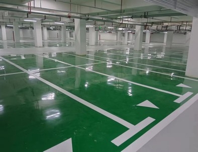 浙江浙江小区停车场标线